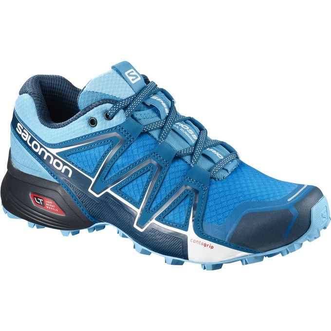 Zapatillas Trail Running Salomon Mujer Azules - Salomon Argentina SPEEDCROSS VARIO 2 W ,276509-TVY